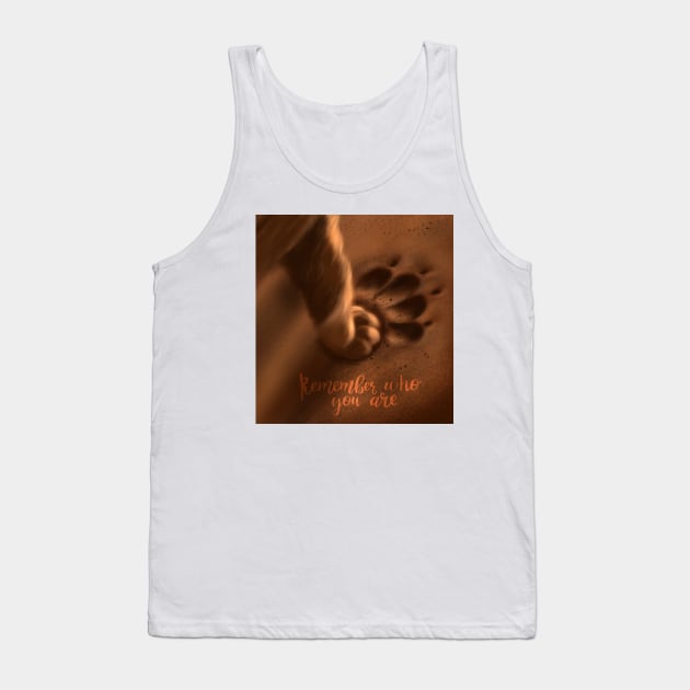 Remember who you are, lion art, lion paws Tank Top by PrimeStore